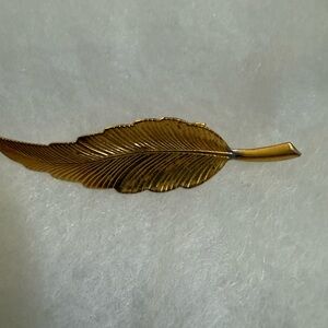 Gold Leaf Brooch